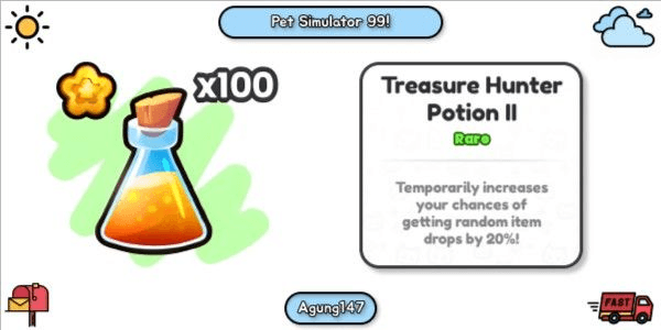 Gambar Product Treasure Hunter Potion II