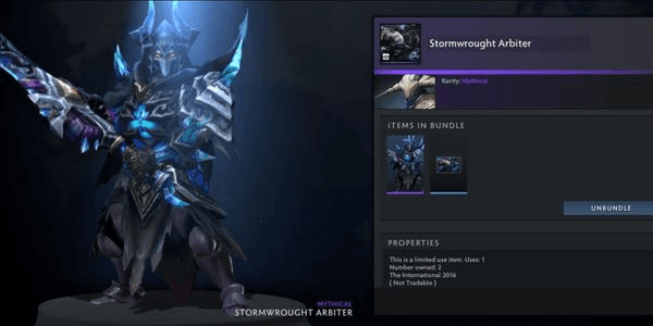 Gambar Product Stormwrought Arbiter (Sven The International 2016 Collector's Cache)