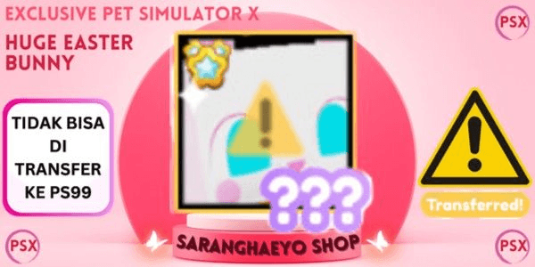 Gambar Product HUGE EASTER BUNNY - TRANSFERRED