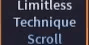 Limitless Technique Scroll - Gojo Mastery Item