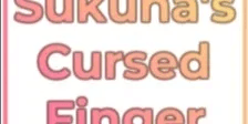 Sukuna Finger | Sakura Stand