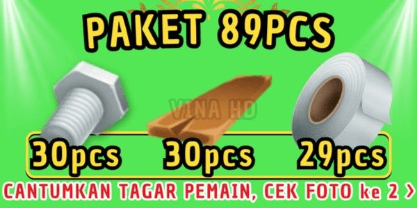 Gambar Product Alat Upgrade Lumbung Hay Day Isi 89pcs - Limit Wajib 0