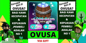 6,000 Gems