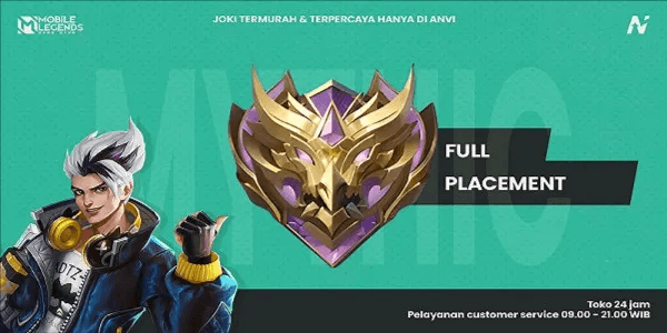 Paket Rank Mythic Full Placement (15 Bintang)