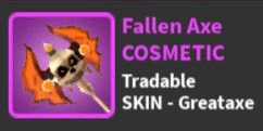 Gambar Product WEAPON COSMETIC - FALLEN AXE