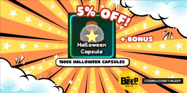 Gambar Product 1000x Halloween Capsules (Bonus Included) - Anime Last Stand (ALS)