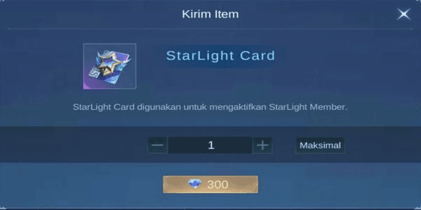 Gambar Product Starlight Card