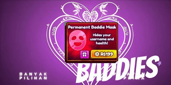 Gambar Product Permanent Baddies Mask Anonymous