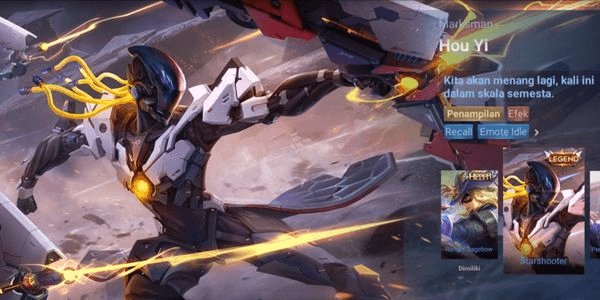 Gambar Product Skin Hou Yi Legend Starshooter Murah