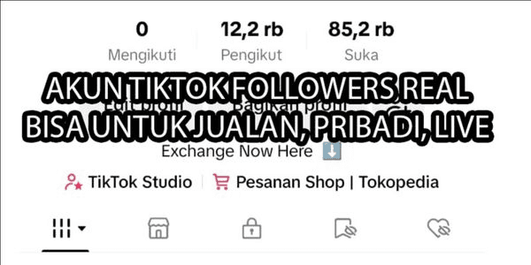 Gambar Product #2 AKUN TIKTOK SESUAI GAMBAR