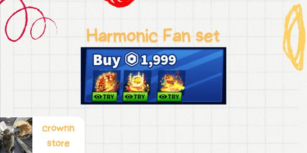 Gambar Product Harmonic Fan Set (new limited)