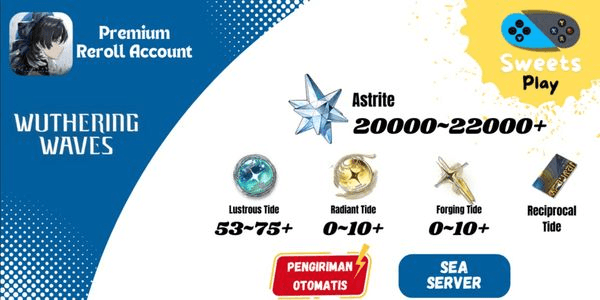 Gambar Product [SEA] Wuthering Waves Premium Reroll Account