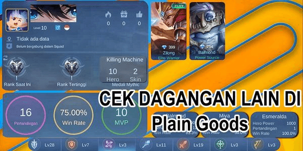 Gambar Product #A101 AKUN MOBILE LEGENDS MURAH