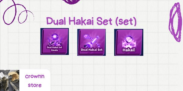 Gambar Product Dual Hakai Set (full set)