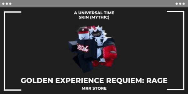 Gambar Product Gold Experience Requiem: Rage (Gold Experience Requiem Skin) | A Universal Time (AUT)