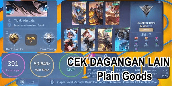 Gambar Product #A100 AKUN MOBILE LEGENDS MURAH