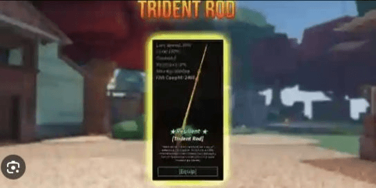 Gambar Product Get Trident rod (+220K fisch money +5 enchant relics)