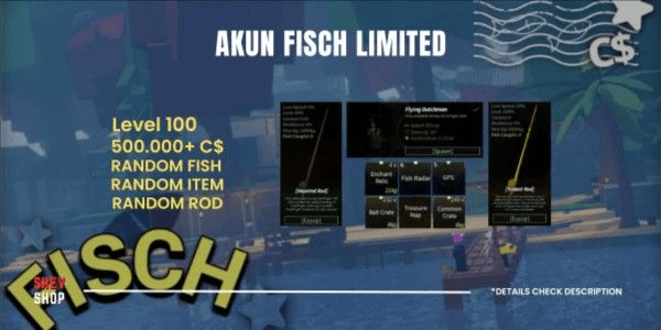 Gambar Product Akun Fisch Limited