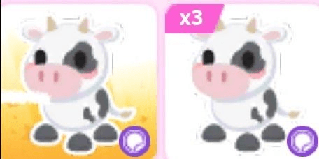 Gambar Product Cow sticker (Ultra rare)
