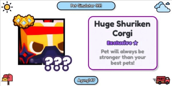 Gambar Product Huge Shuriken Corgi