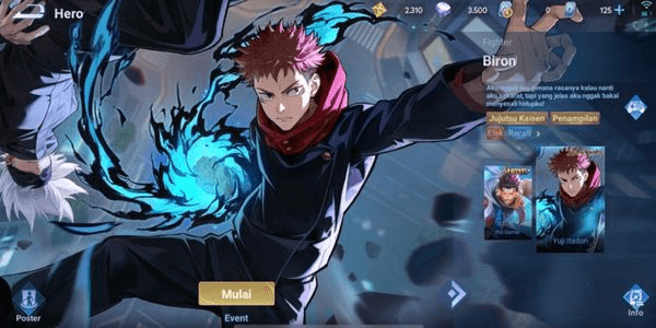 Gambar Product Skin Biron Yuji Itadori Murah (Jujutsu Kaisen)