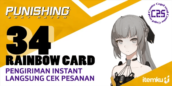 34 Rainbow Card