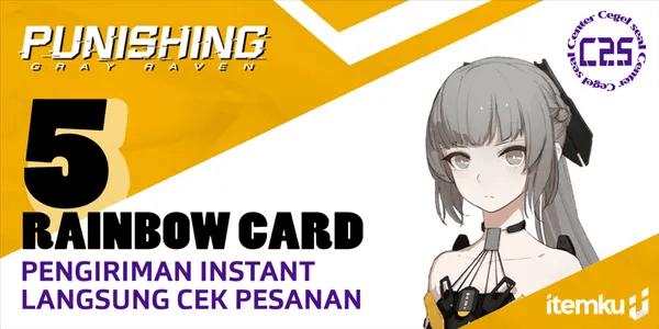 5 Rainbow Card
