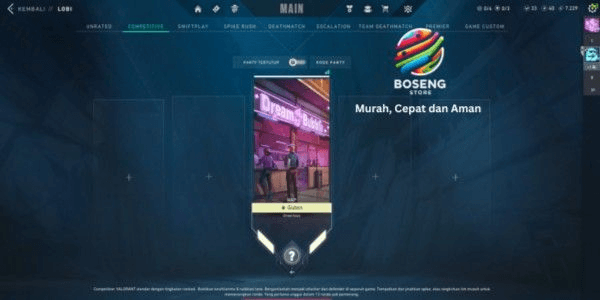 Gambar Product Akun Valorant Last Rank Gold 3 Skin Vandal & Operator