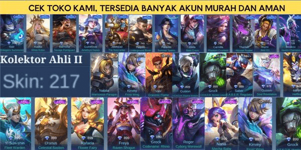 Gambar Product #A2 AKUN SULTAN SKIN META GG MURAH DAN AMAN