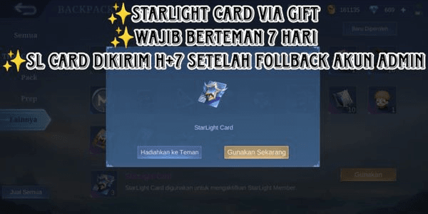 Gambar Product STARLIGHT MEMBERSHIP / STARLIGHT CARD VIA GIFT