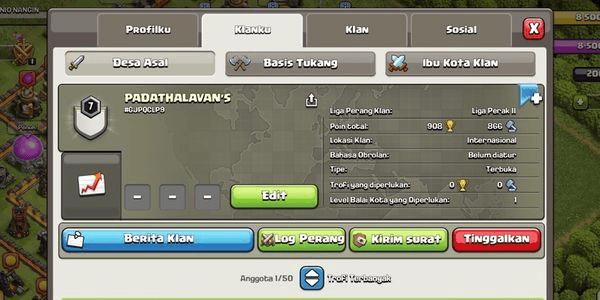 Gambar Product Clan Level 7 Murah Nama Keren