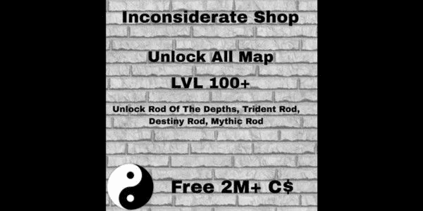 Gambar Product LVL 100+ , Unlock Rod Of The Depths, Trident Rod, Destiny Rod, Mythic Rod