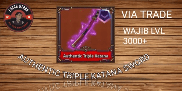 Authentic Triple Katana