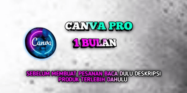 Gambar Product CANVA PRO 1 BULAN