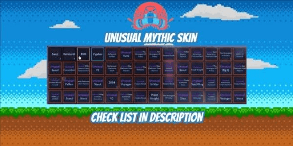 Gambar Product Unusual Mythic Skin Check Description | A Universal Time