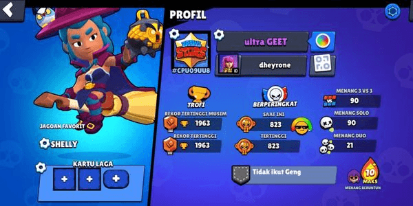 Gambar Product Super Cheap Brawl Stars Account!!