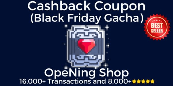 Gambar Product CASHBACK COUPON (GACHA GEMS RANDOM) + BONUS