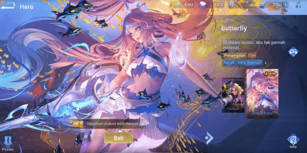 Gambar Product Skin Butterfly Legend Sunken Fable Murah Cheap