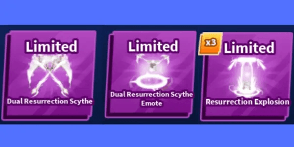 Dual Resurrection Scythe set