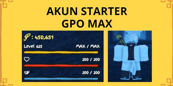 Gambar Product AKUN GPO LEVEL MAX