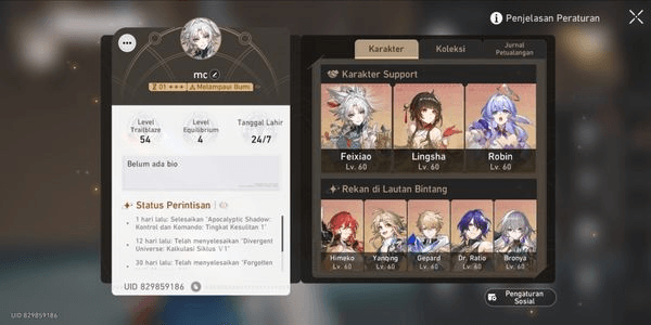 Gambar Product [9B5] 4Limit, 2Sign, Feixio sign, Robin, Lingsha, DR. Ratio, ASIA | TL 54 | Username unset