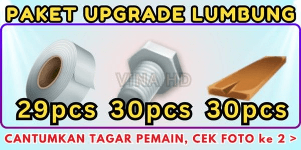 Gambar Product Alat Upgrade Lumbung Hay Day Isi 89pcs - Limit Wajib 0