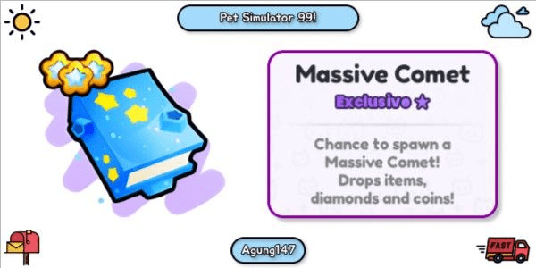 Gambar Product Massive Comet