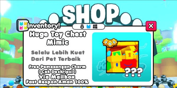Gambar Product Huge Toy Chest Mimic