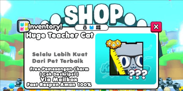 Gambar Product Huge Teacher Cat