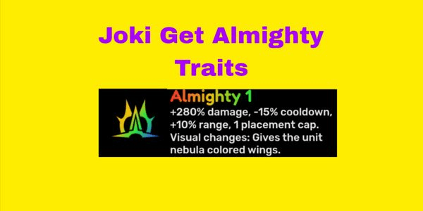 Gambar Product Joki Get Almighty Traits| Anime Defenders RBL