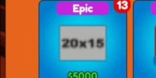 Gambar Product 20x15 / 10x10 Border - Bid Battles