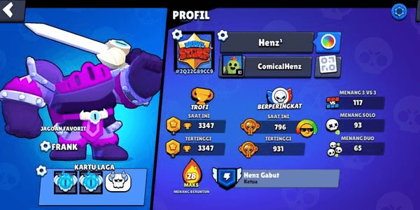 Gambar Product Akun Brawl Stars Super Murah !!