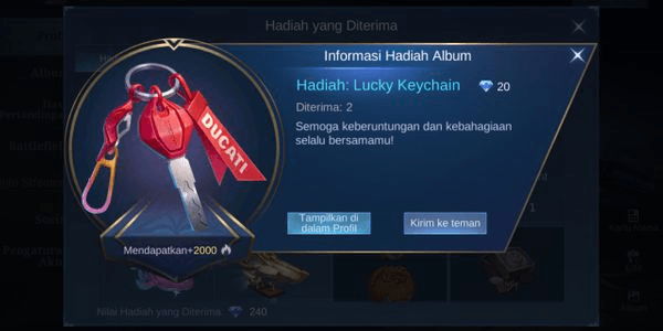 Gambar Product Prize: Lucky Keychain