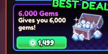 Gambar Product 6000 Gems